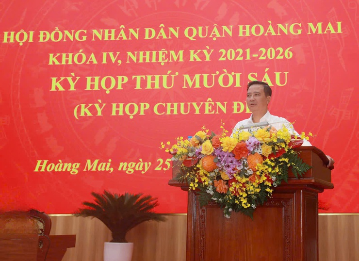 HĐND quận Hoàng Mai thông qua phương án sắp xếp đơn vị hành chính, hình thành 7 phường mới từ ngày 1-7-2025