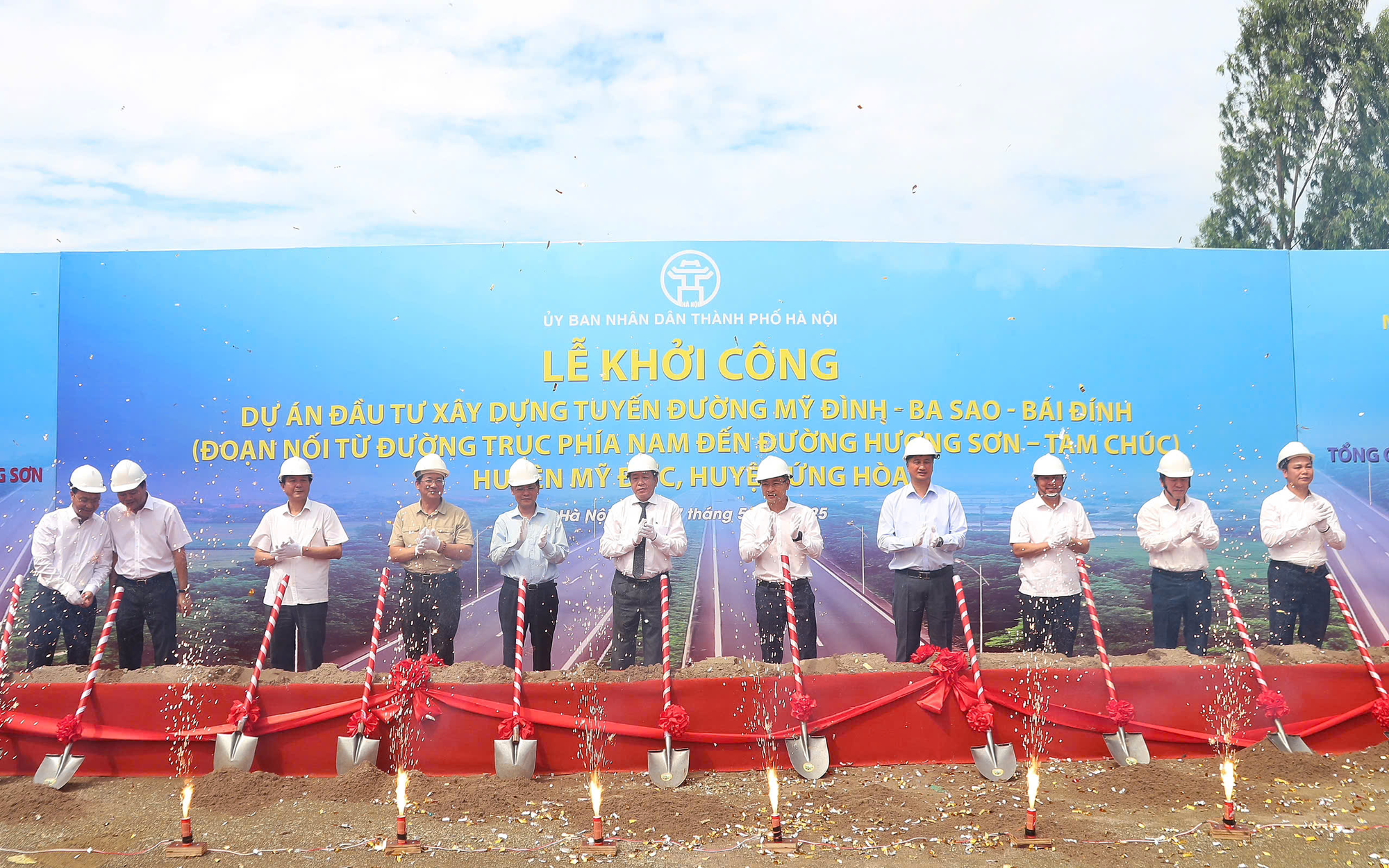 Khởi công tuyến đường chiến lược Mỹ Đình - Ba Sao - Bái Đính: Kết nối vùng, mở trục phát triển “Tâm linh - Du lịch - Văn hóa”