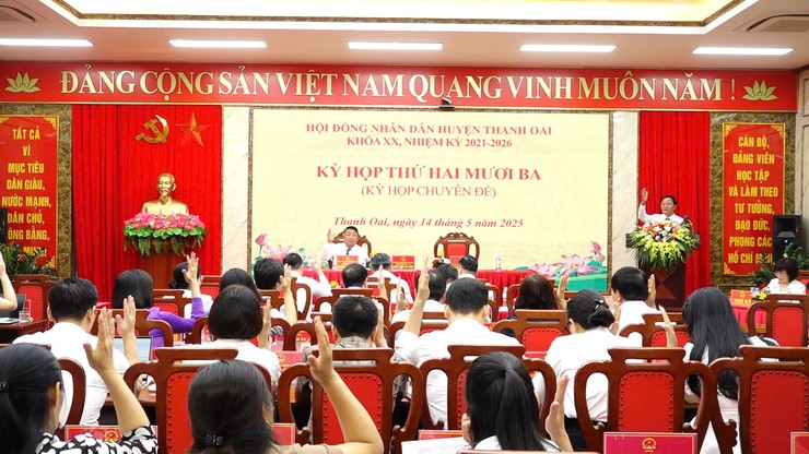 Huyện Thanh Oai điều chỉnh kế hoạch đầu tư công, thúc đẩy phát triển kinh tế - xã hội gắn với sắp xếp đơn vị hành chính cấp xã