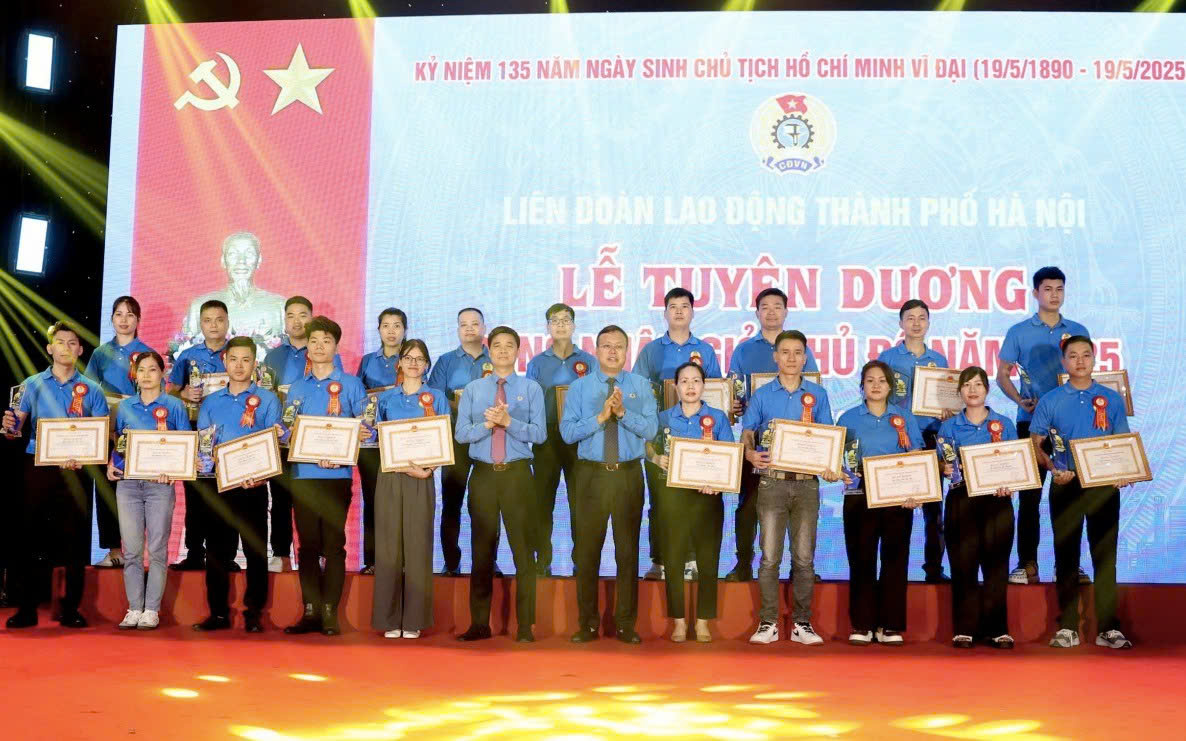 Hà Nội tuyên dương 100 “Công nhân giỏi Thủ đô” - Khẳng định khát vọng cống hiến, lan tỏa phong trào thi đua yêu nước
