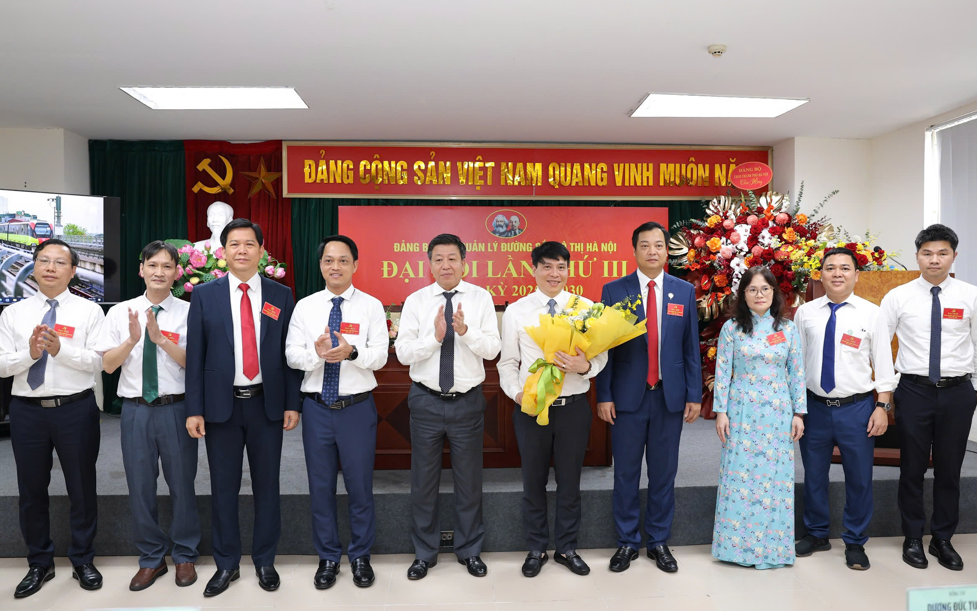 Tăng tốc đường sắt đô thị Hà Nội: Đảng bộ Ban Quản lý bước vào nhiệm kỳ mới với quyết tâm đột phá