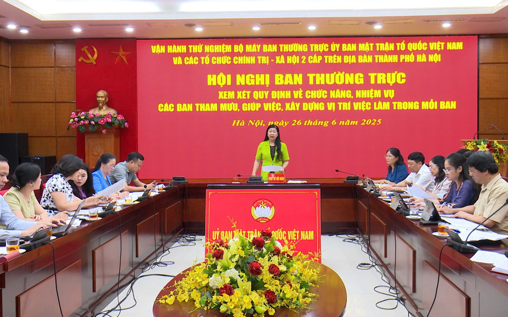 Uỷ ban MTTQ Việt Nam thành phố vận hành thử mô hình tổ chức mới, bảo đảm thống nhất và thông suốt từ thành phố đến cơ sở