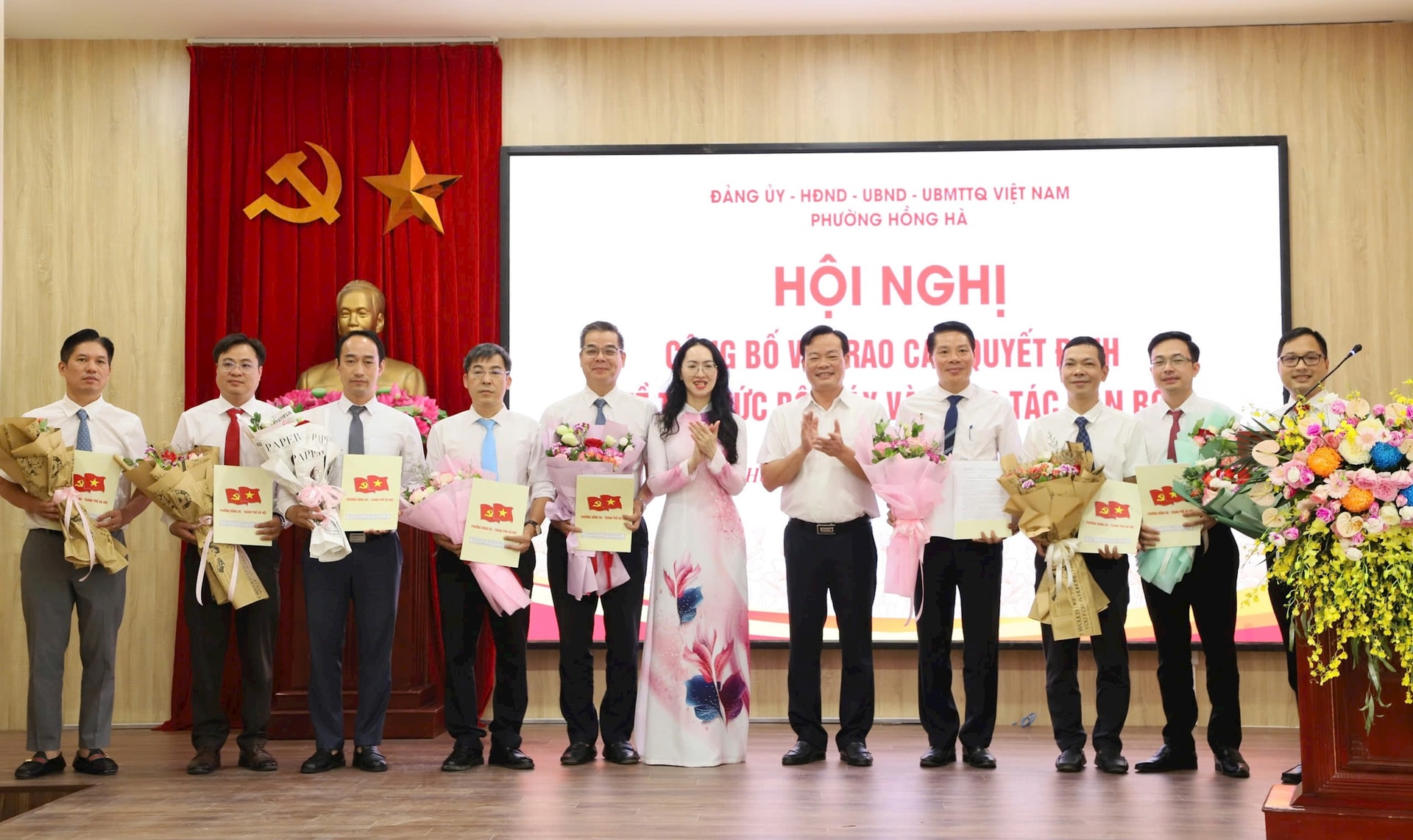Phường Hồng Hà kiện toàn tổ chức, sẵn sàng vận hành mô hình chính quyền địa phương hai cấp với quyết tâm đổi mới và phát triển