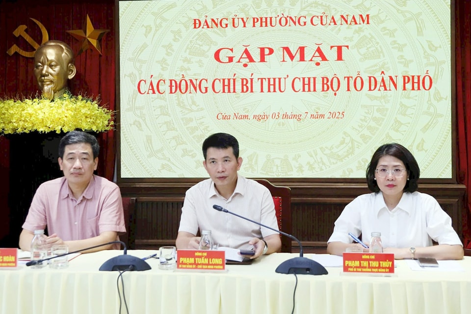 Phường Cửa Nam lắng nghe cơ sở, tháo gỡ khó khăn sau khi vận hành mô hình chính quyền địa phương hai cấp
