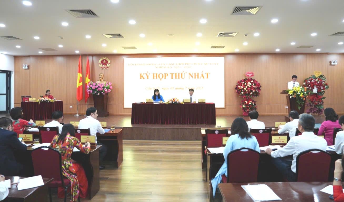Phường Cầu Giấy quyết tâm hoàn thành các chỉ tiêu kinh tế - xã hội năm 2025
