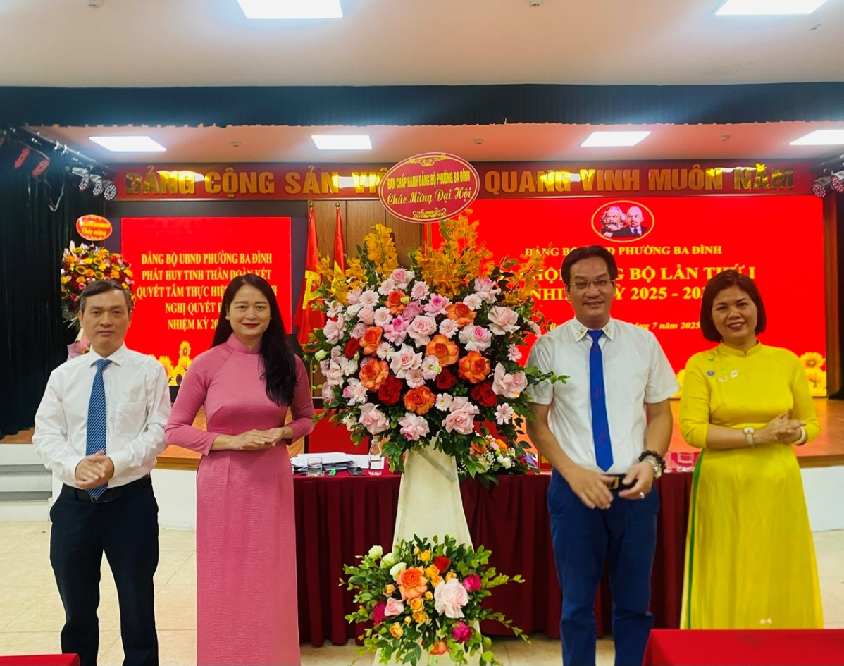 Đại hội Đảng bộ UBND phường Ba Đình lần thứ I: Dấu mốc quan trọng trong nhiệm kỳ mới