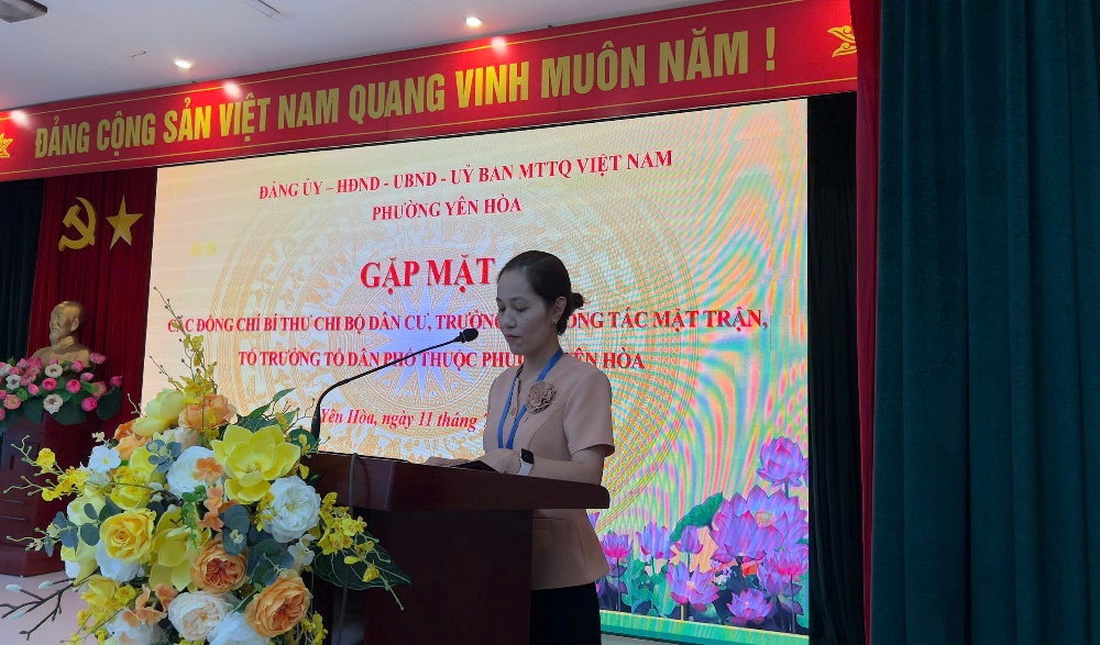 Phường Yên Hòa sau sáp nhập: Chủ động ổn định tổ chức, phát huy lợi thế đô thị hiện đại, năng động
