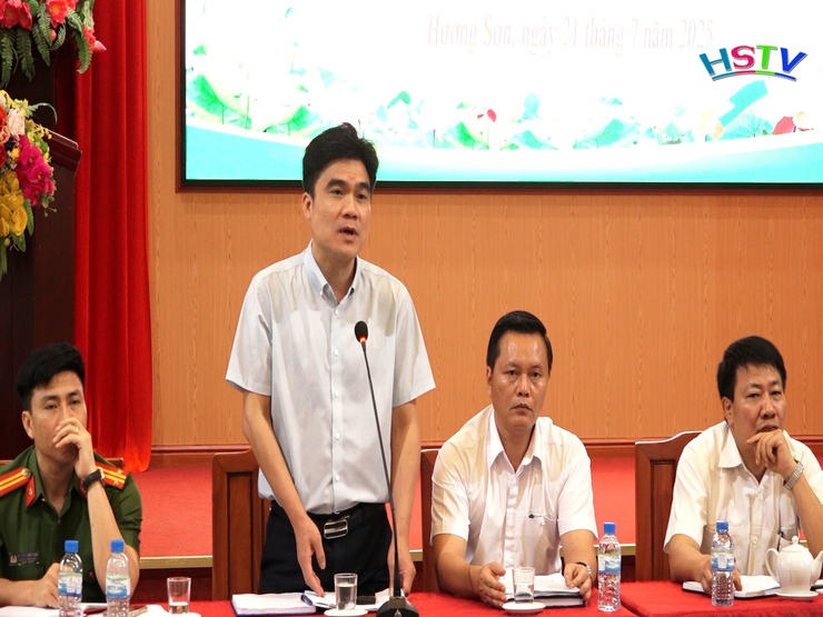 Xã Hương Sơn: Chủ động ứng phó với cơn bão số 3 (Bão Wipha), hạn chế tối đa thiệt hại do mưa, bão gây ra