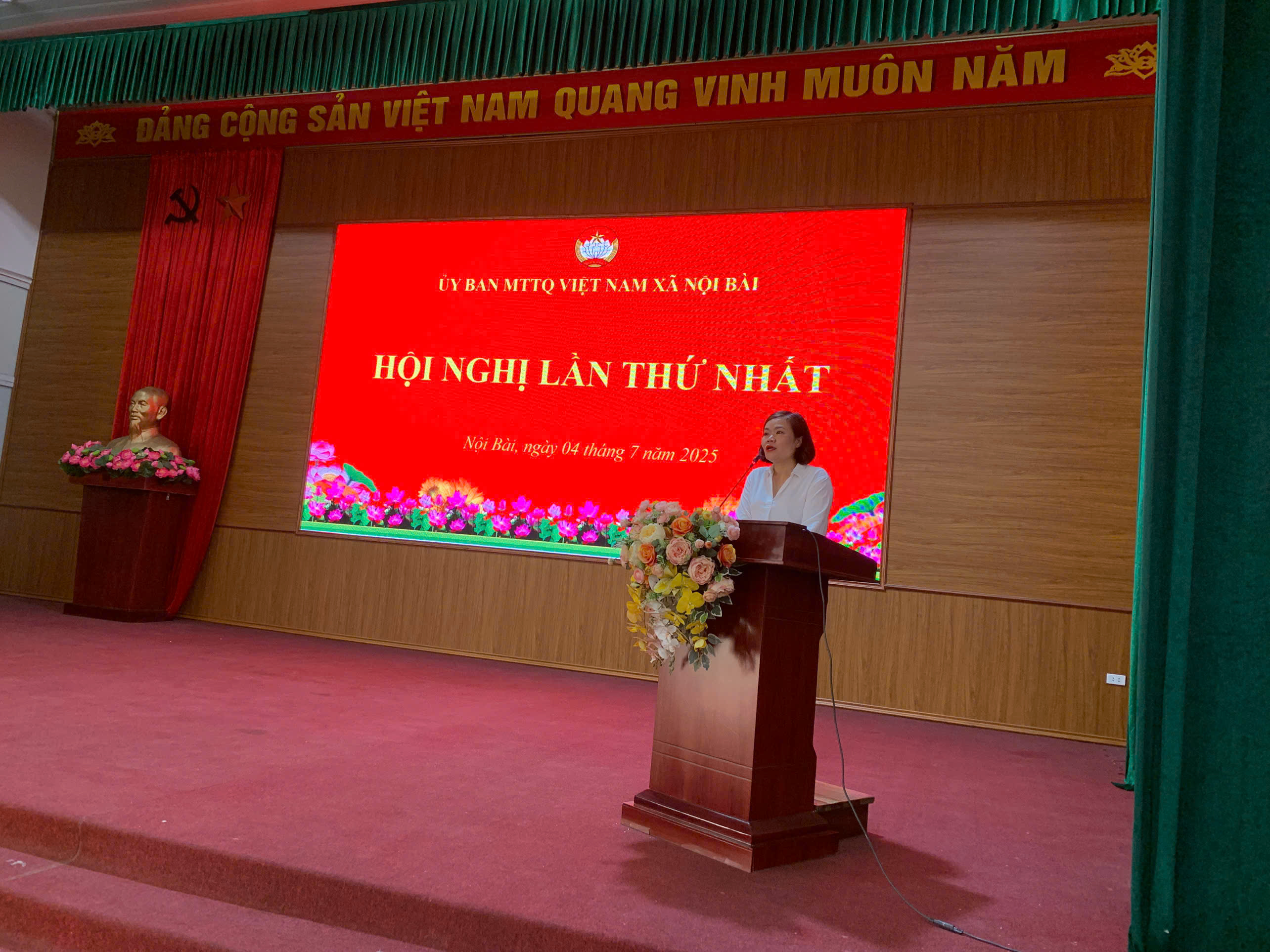 Ủy ban MTTQ Việt Nam xã Nội Bài ra mắt: Phát huy vai trò trung tâm khối đại đoàn kết trong mô hình chính quyền địa phương hai cấp