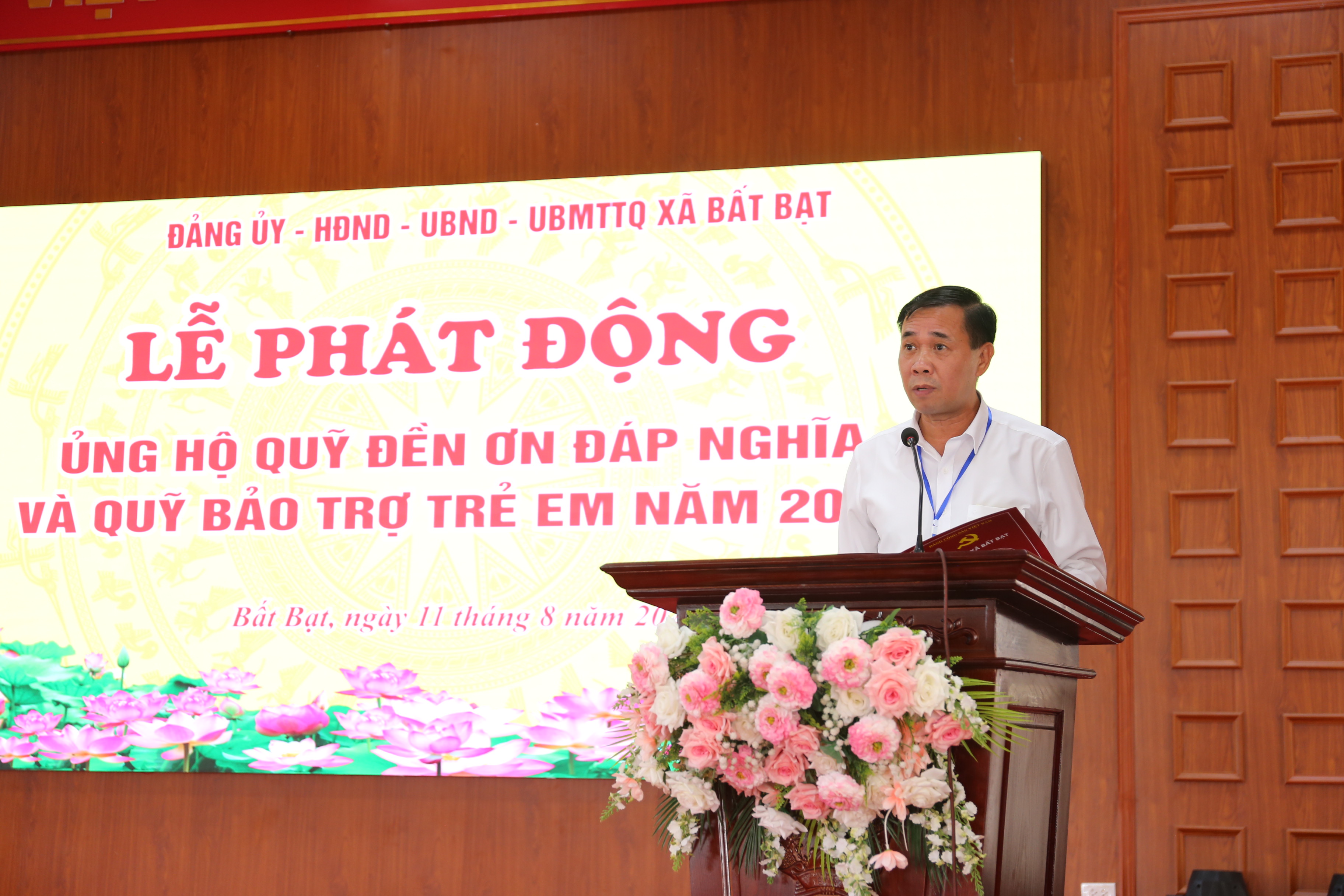 Xã Bất Bạt phát động phong trào ủng hộ Quỹ “Đền ơn đáp nghĩa” và Quỹ “Bảo trợ trẻ em”: Lan tỏa nghĩa tình, vun đắp tương lai