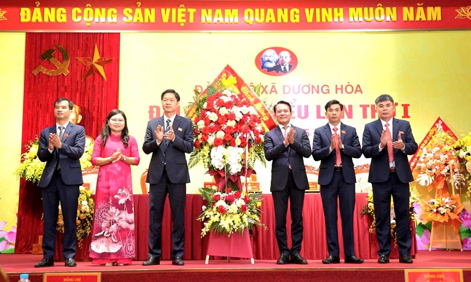 Đại hội đại biểu xã Dương Hòa lần thứ I, nhiệm kỳ 2025-2030: Đoàn kết - kỷ cương - bứt phá vì đô thị xanh, văn minh, hạnh phúc