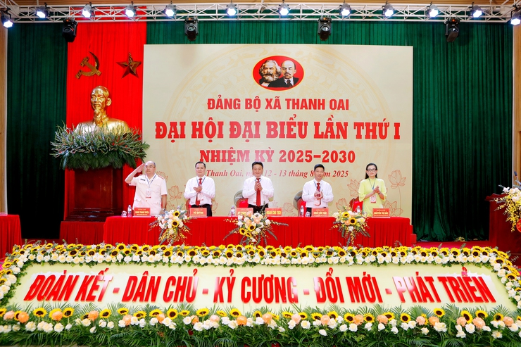 Xã Thanh Oai tiến hành phiên trù bị Đại hội Đảng bộ xã lần thứ I, nhiệm kỳ 2025-2030