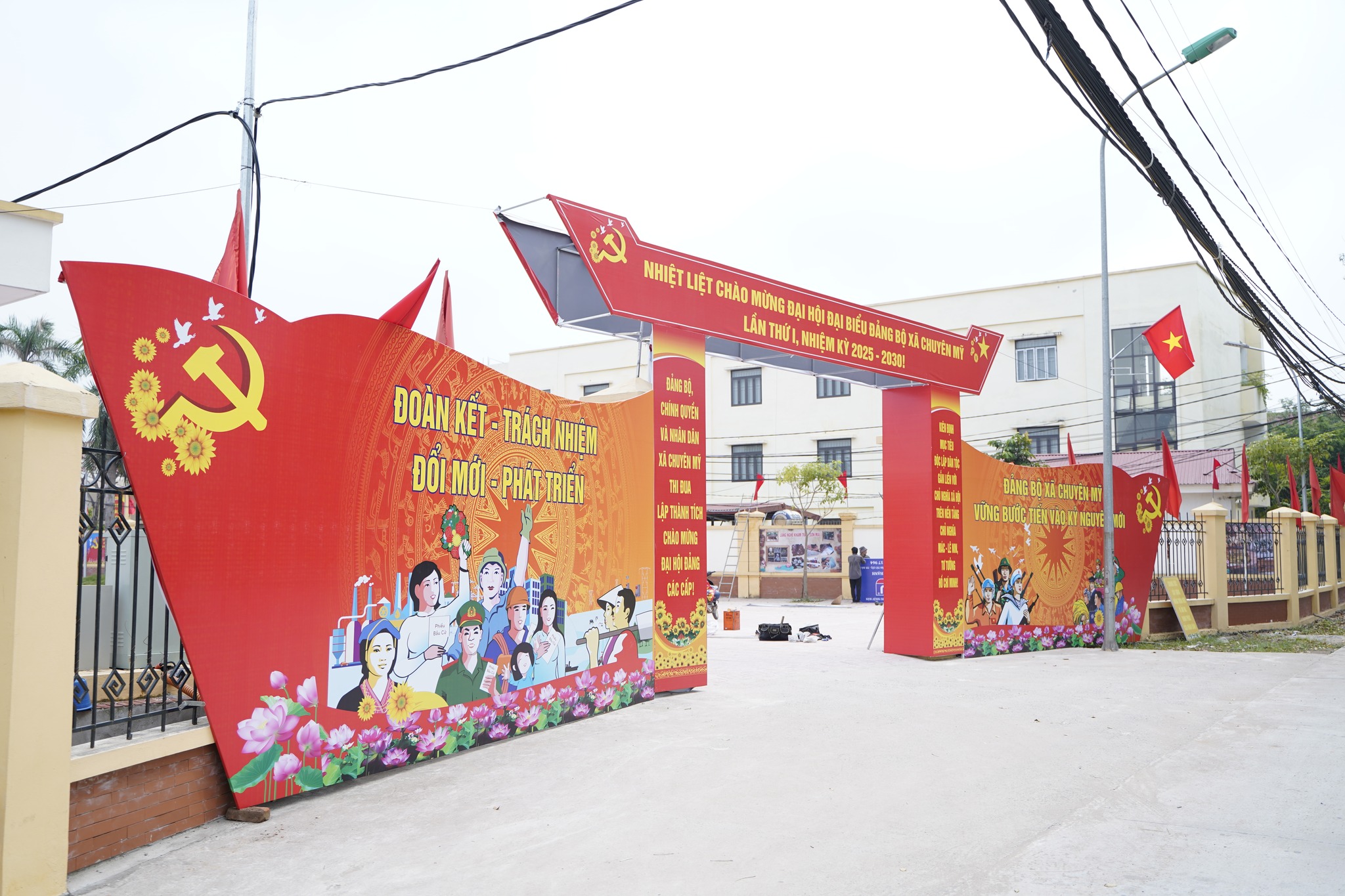 Xã Chuyên Mỹ gấp rút hoàn tất công tác chuẩn bị Đại hội Đảng bộ xã lần thứ I, nhiệm kỳ 2025-2030