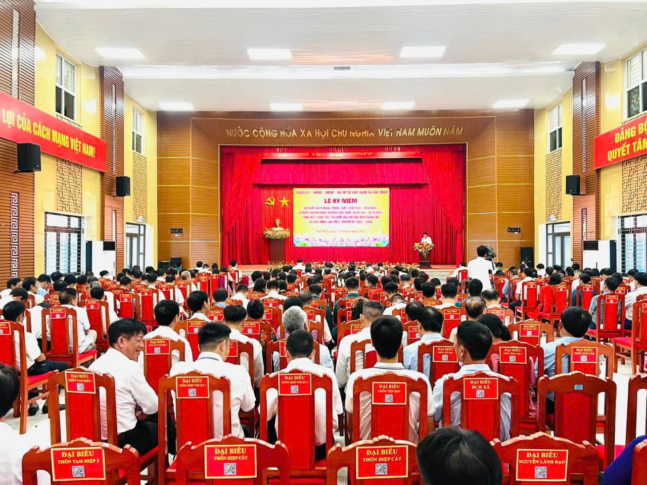 Xã Hát Môn khơi dậy tinh thần Cách mạng Tháng Tám và Quốc khánh 2-9, vững bước trên hành trình mới