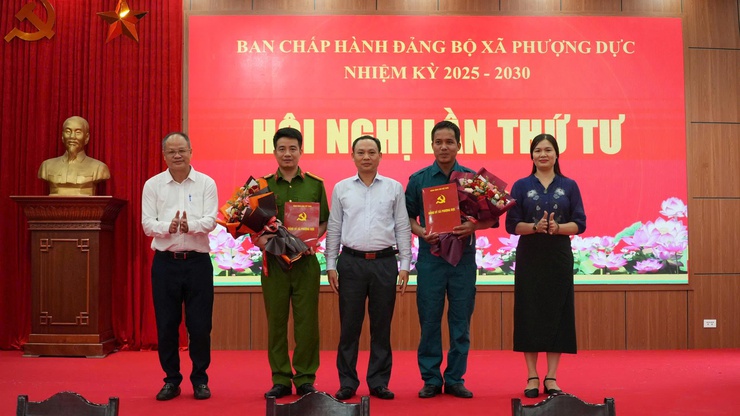 Hội nghị Ban Chấp hành Đảng bộ xã Phượng Dực lần thứ tư, nhiệm kỳ 2025-2030