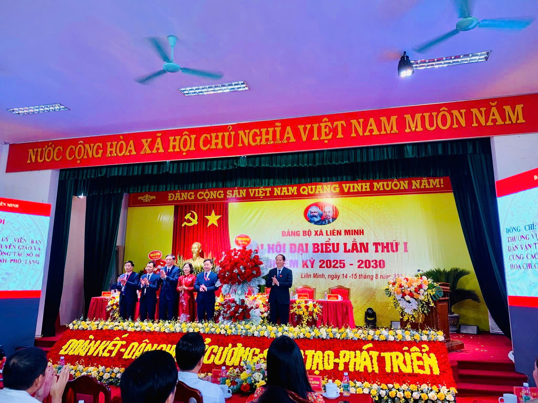 Xã Liên Minh tổ chức Đại hội Đảng bộ lần thứ I: Khát vọng xây dựng đô thị xanh, văn minh, hạnh phúc