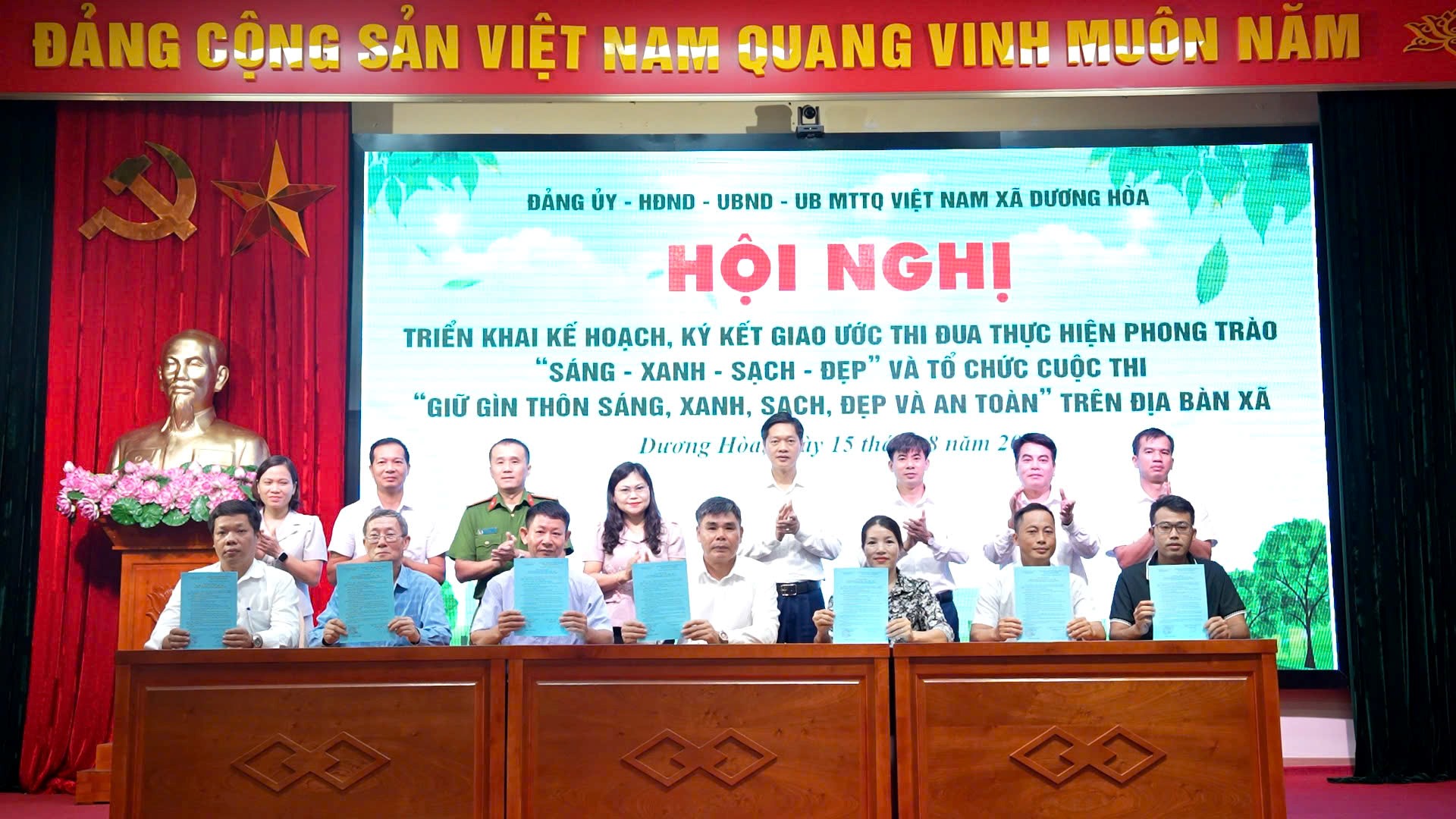 Lan tỏa phong trào “Sáng - xanh - sạch - đẹp”, xây dựng quê hương văn minh, nghĩa tình