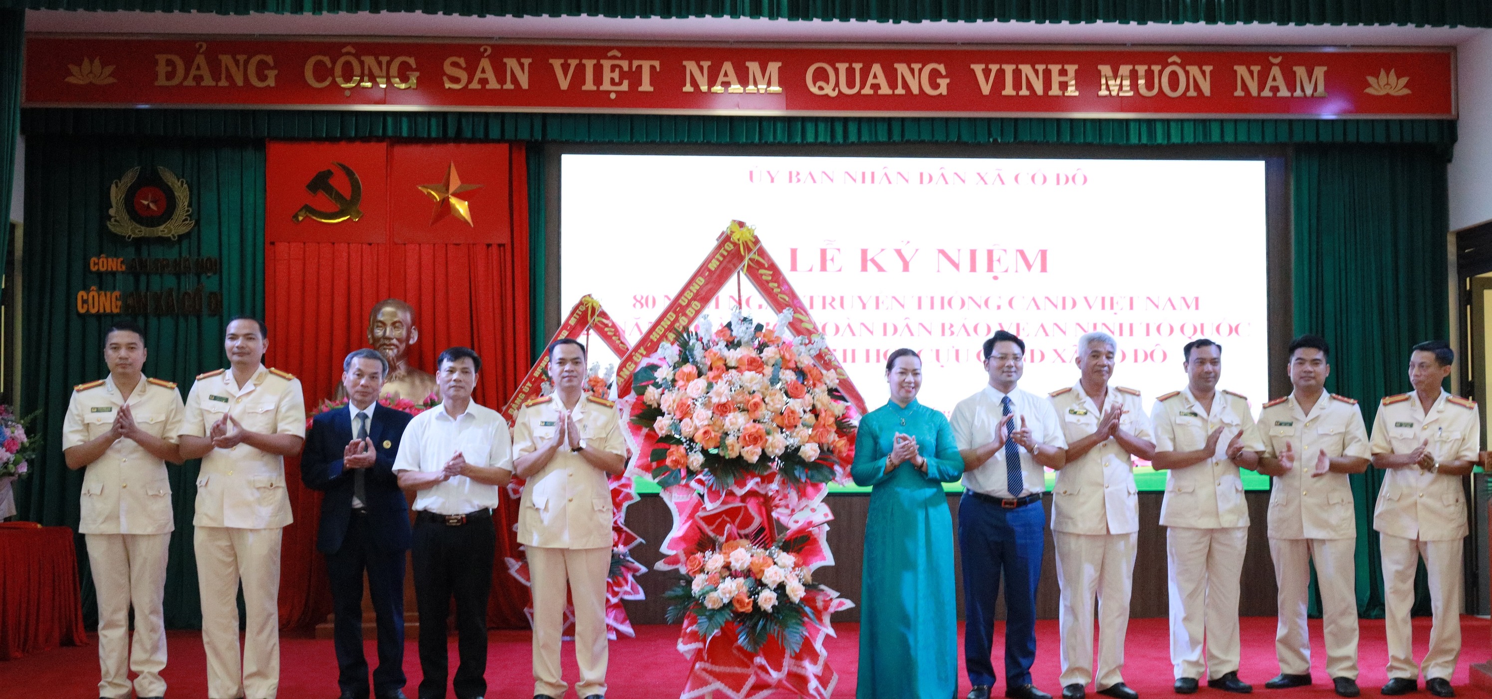 Công an xã Cổ Đô khẳng định vai trò nòng cốt trong phong trào Toàn dân bảo vệ an ninh Tổ quốc