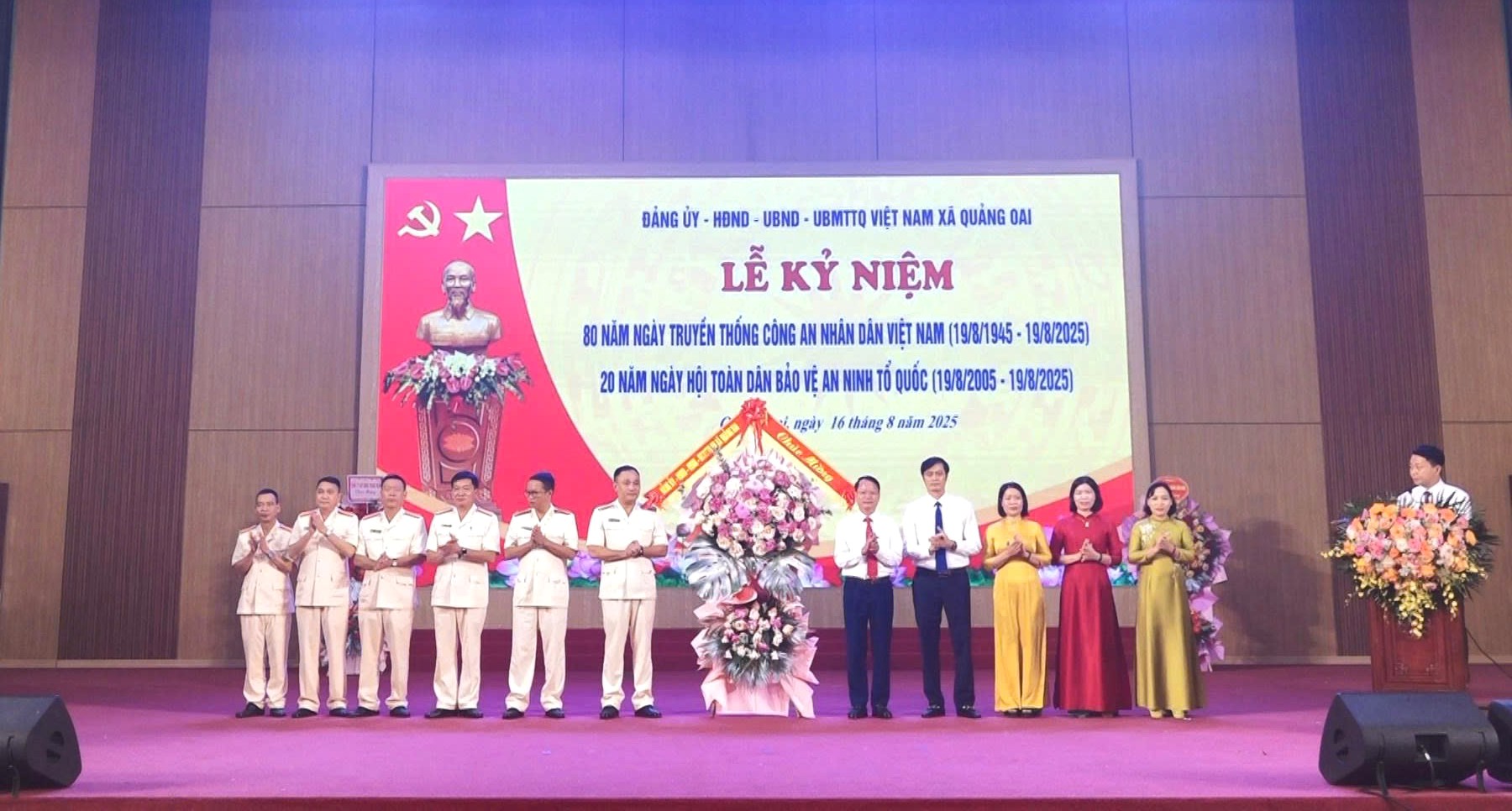 Công an xã Quảng Oai viết tiếp trang sử vẻ vang, giữ trọn bình yên cho nhân dân