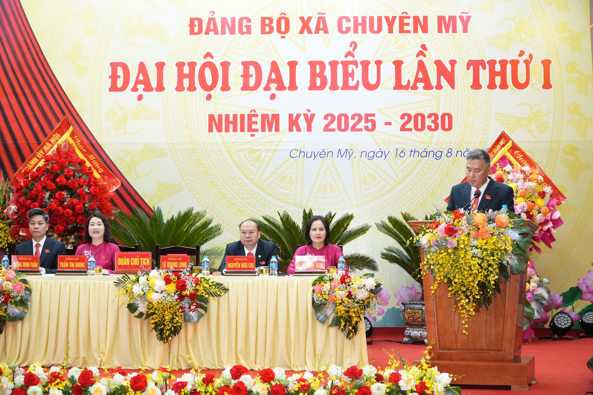 Đại hội đại biểu Đảng bộ xã Chuyên Mỹ lần thứ I, nhiệm kỳ 2025-2030: "Đoàn kết - Trách nhiệm - Đổi mới - Phát triển" 