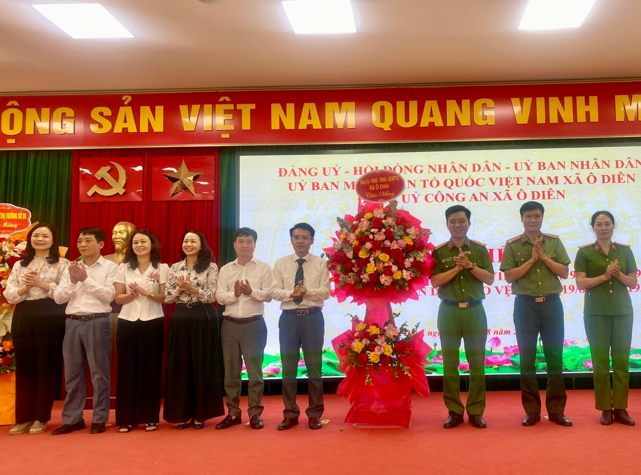 Công an xã Ô Diên: Vững vàng “lá chắn thép”, vì bình yên của nhân dân