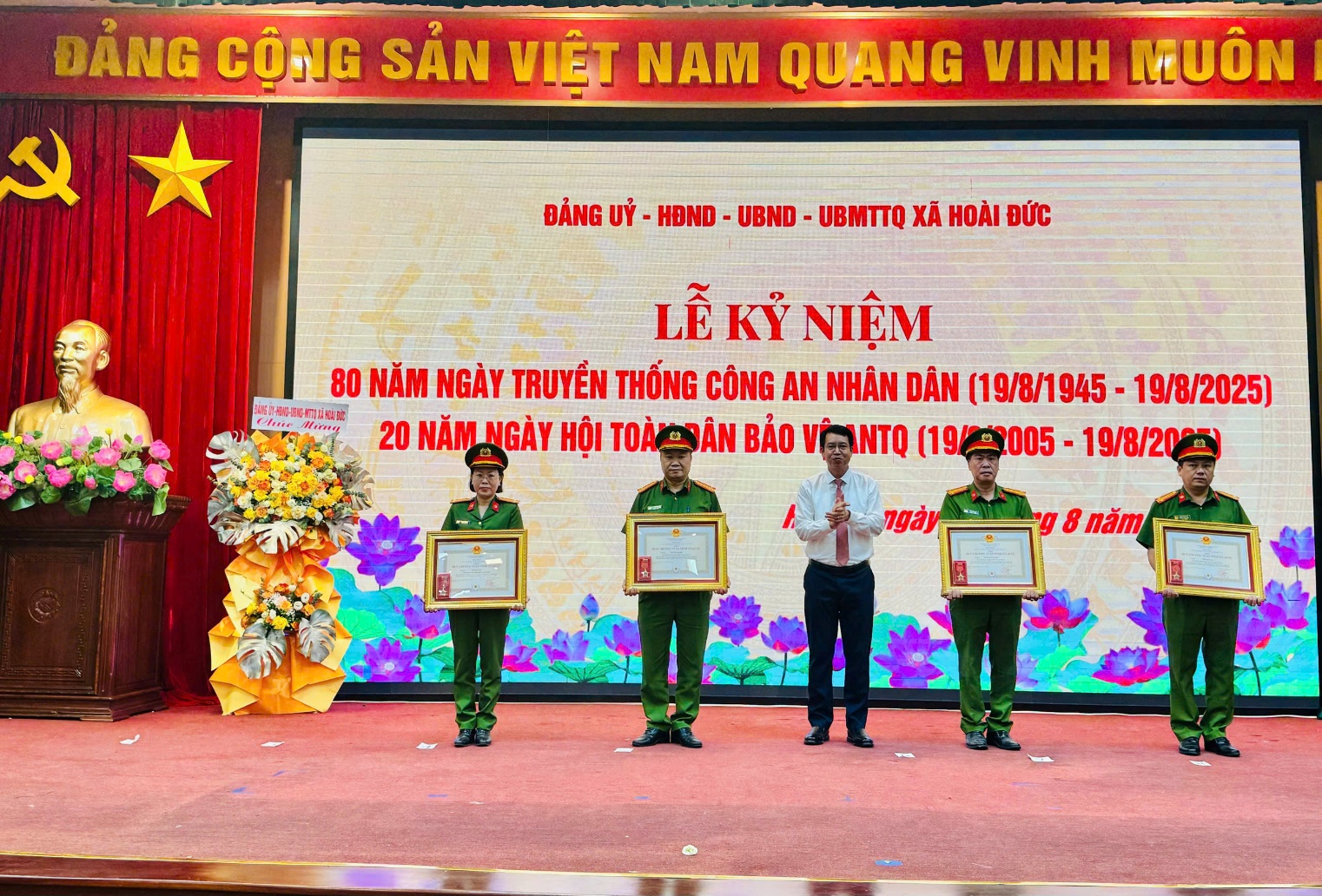 Xã Hoài Đức: Giữ vững “lá chắn thép”, lan tỏa phong trào Toàn dân bảo vệ an ninh Tổ quốc