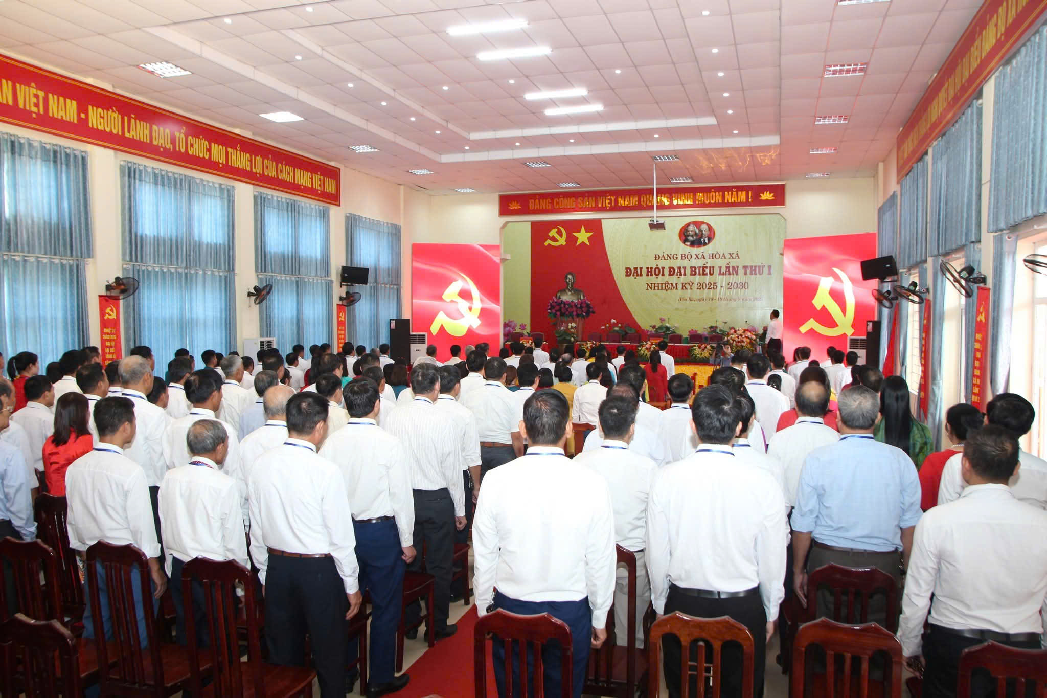 Khai mạc phiên trù bị Đại hội đại biểu Đảng bộ xã Hòa Xá lần thứ I, nhiệm kỳ 2025-2030