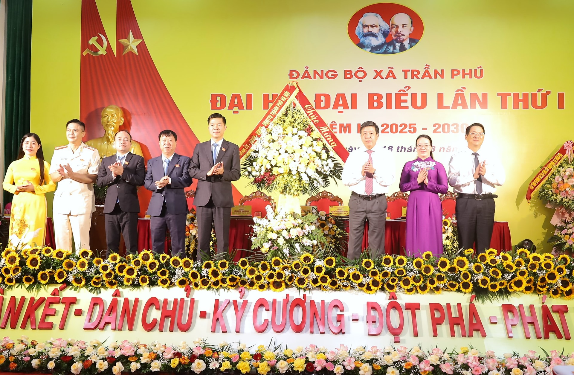 Đại hội đại biểu Đảng bộ xã Trần Phú lần thứ I, nhiệm kỳ 2025-2030: Đoàn kết - Dân chủ - Kỷ cương - Đột phá - Phát triển