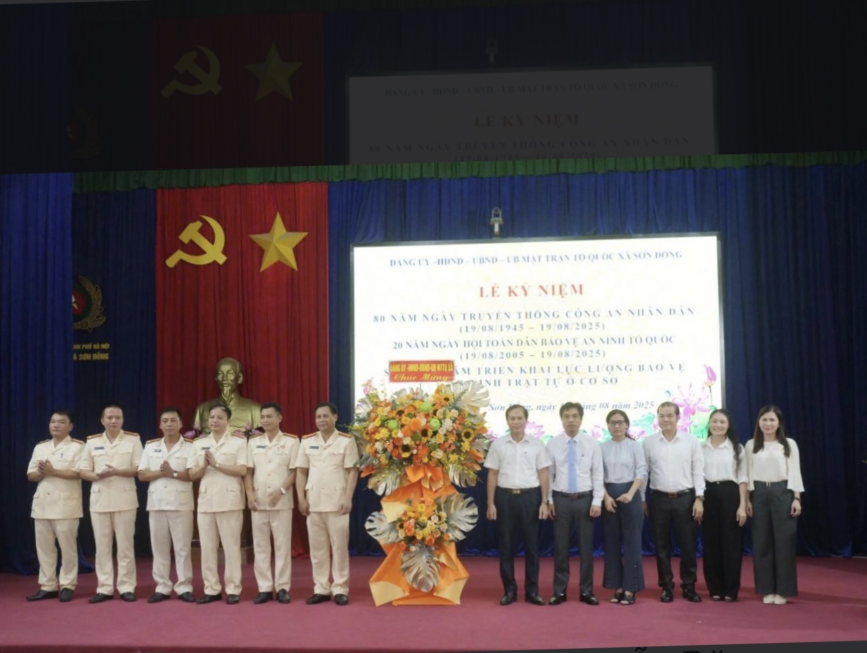 Xã Sơn Đồng kỷ niệm 80 năm ngày truyền thống Công an nhân dân: Khẳng định sức mạnh từ thế trận an ninh nhân dân