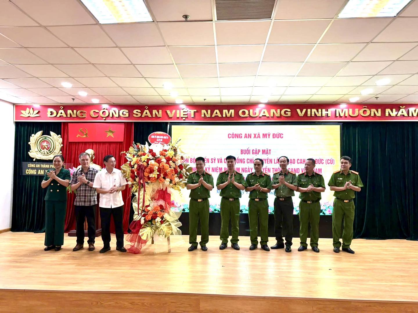 Công an xã Mỹ Đức kỷ niệm 80 năm truyền thống, khẳng định bản lĩnh “lá chắn thép” giữ bình yên quê hương