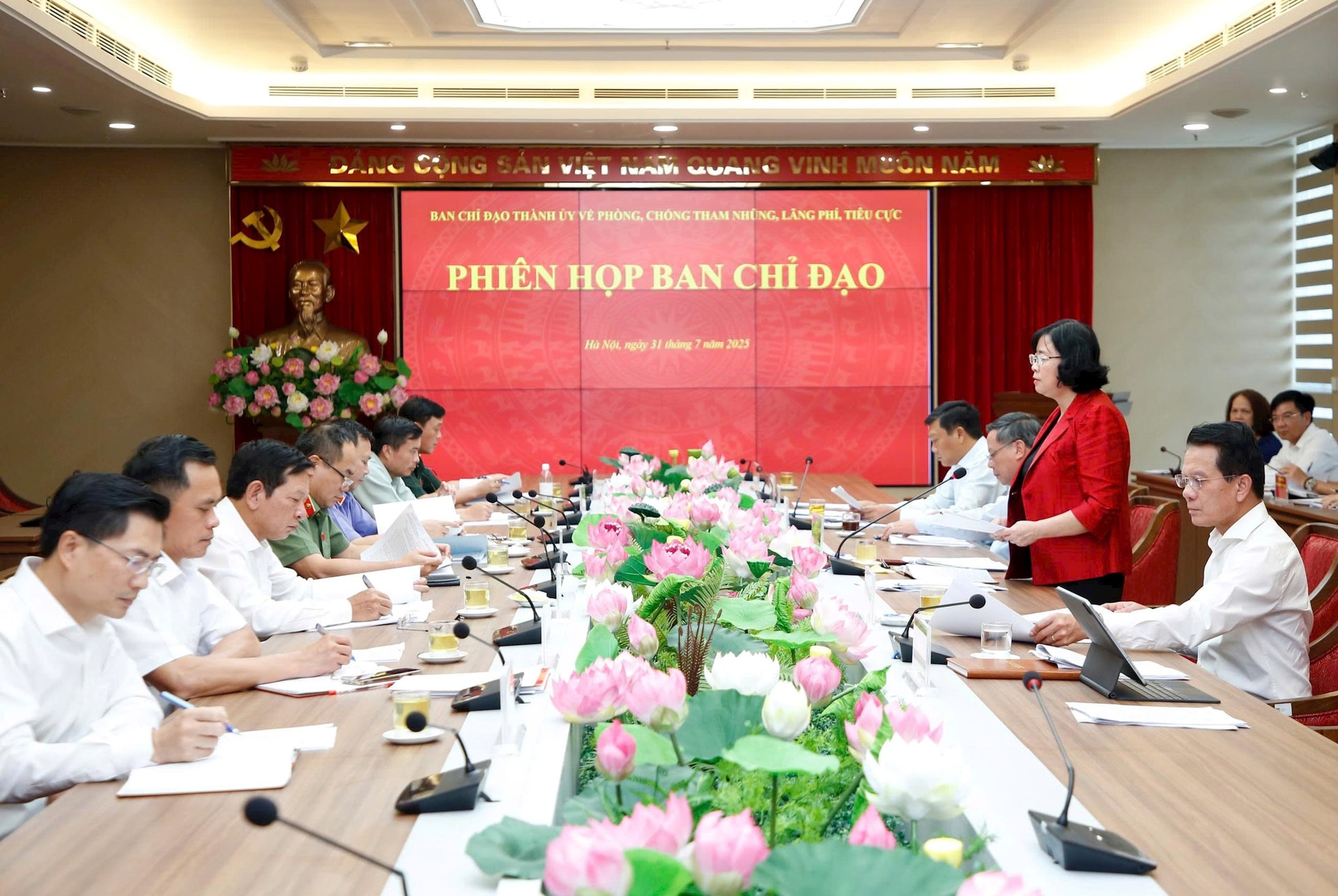 Ủy viên Bộ Chính trị, Bí thư Thành ủy Hà Nội Bùi Thị Minh Hoài: Tạo chuyển biến mạnh mẽ hơn nữa về phòng, chống tham nhũng, lãng phí, tiêu cực