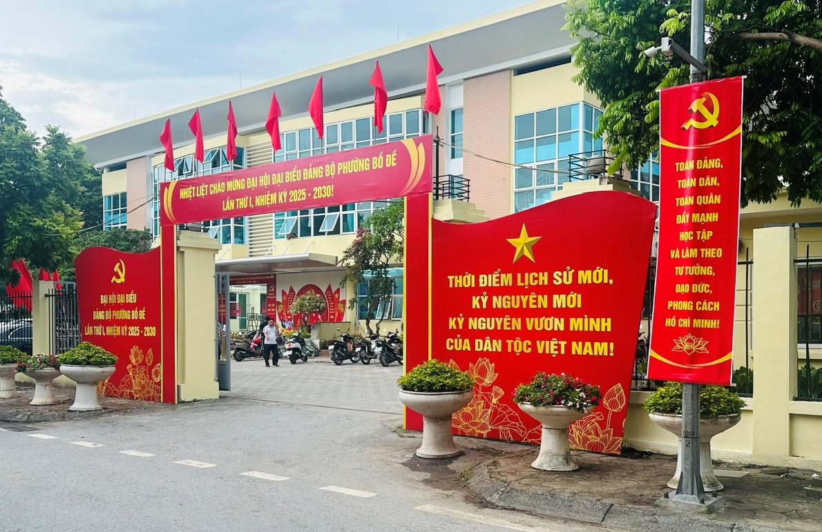 Không khí rực rỡ, lan tỏa niềm tin trước thềm Đại hội đại biểu Đảng bộ phường Bồ Đề lần thứ I, nhiệm kỳ 2025-2030