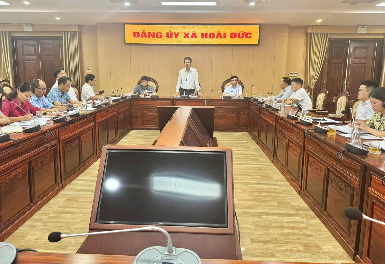 Hội nghị Ban Chấp hành Đảng bộ xã Hoài Đức lần thứ nhất: Thảo luận triển khai nhiệm vụ toàn khóa