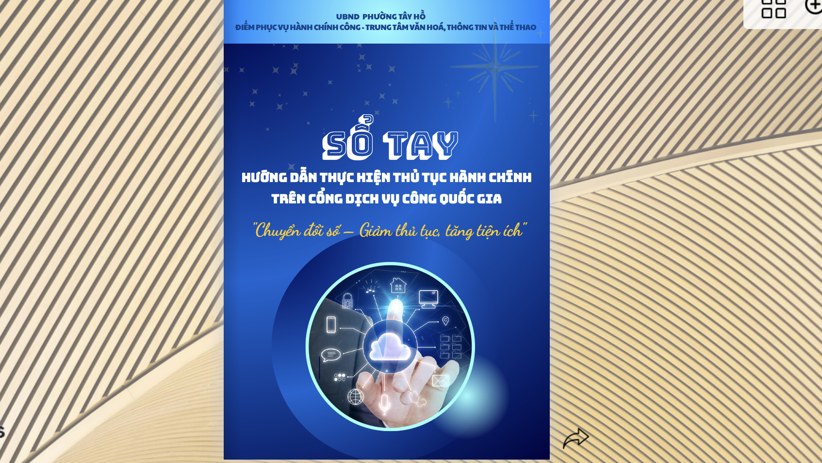Phường Tây Hồ phát hành cẩm nang hướng dẫn dịch vụ công trực tuyến, thúc đẩy xây dựng chính quyền số