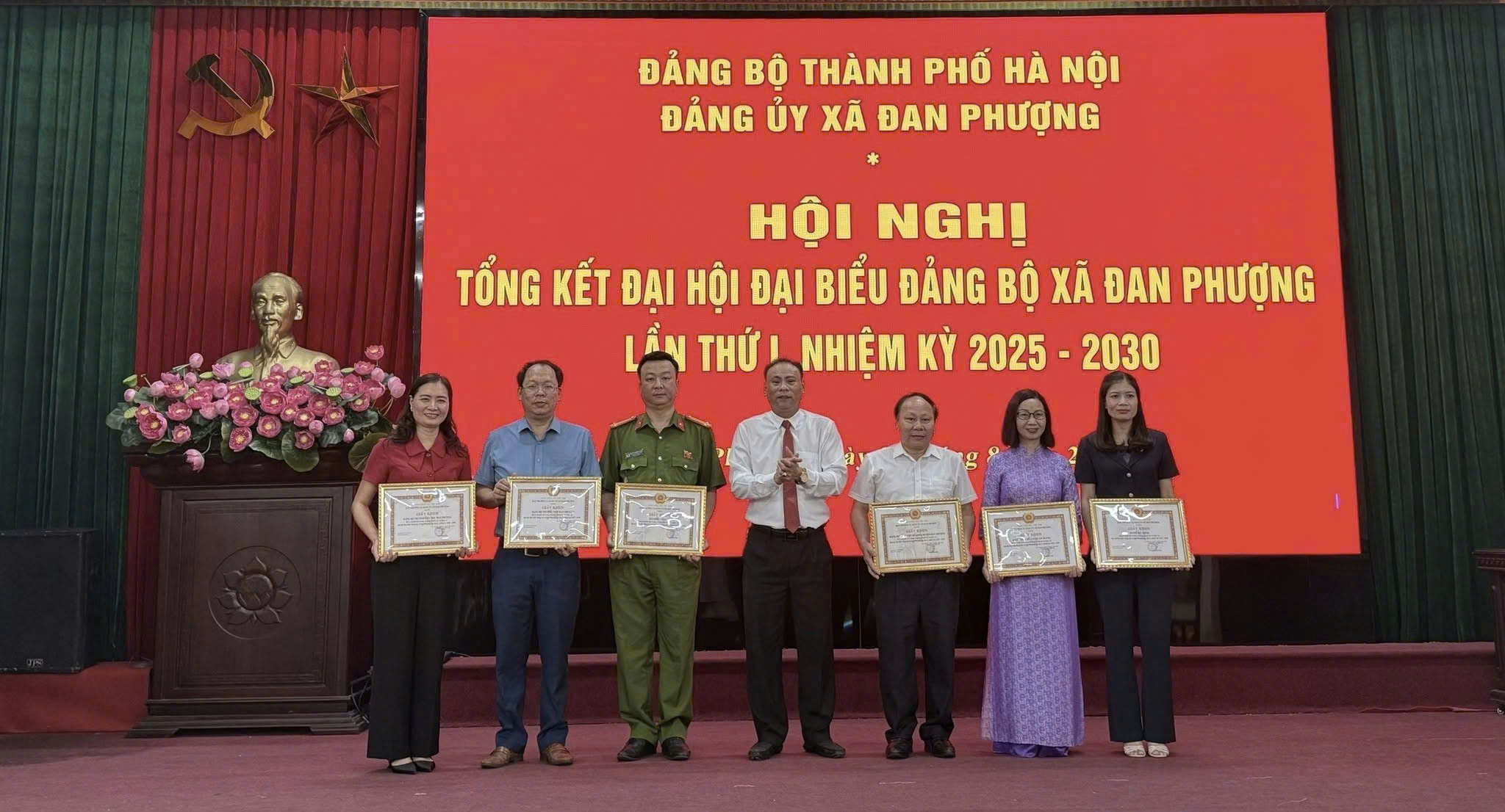 Đại hội Đảng bộ xã Đan Phượng: Dấu mốc đoàn kết, trí tuệ, khẳng định quyết tâm xây dựng quê hương phát triển bền vững