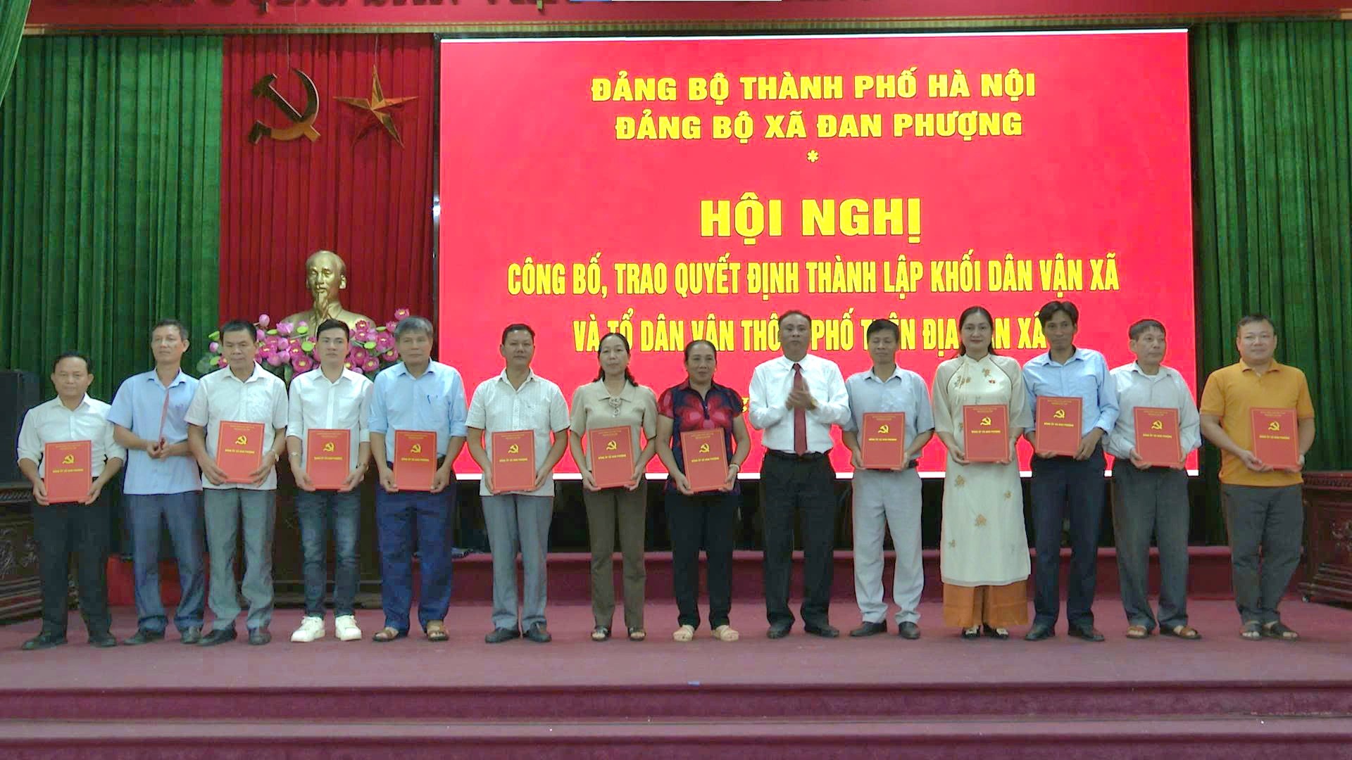 Xã Đan Phượng thành lập Khối Dân vận và 26 tổ dân vận ở thôn, tổ dân phố
