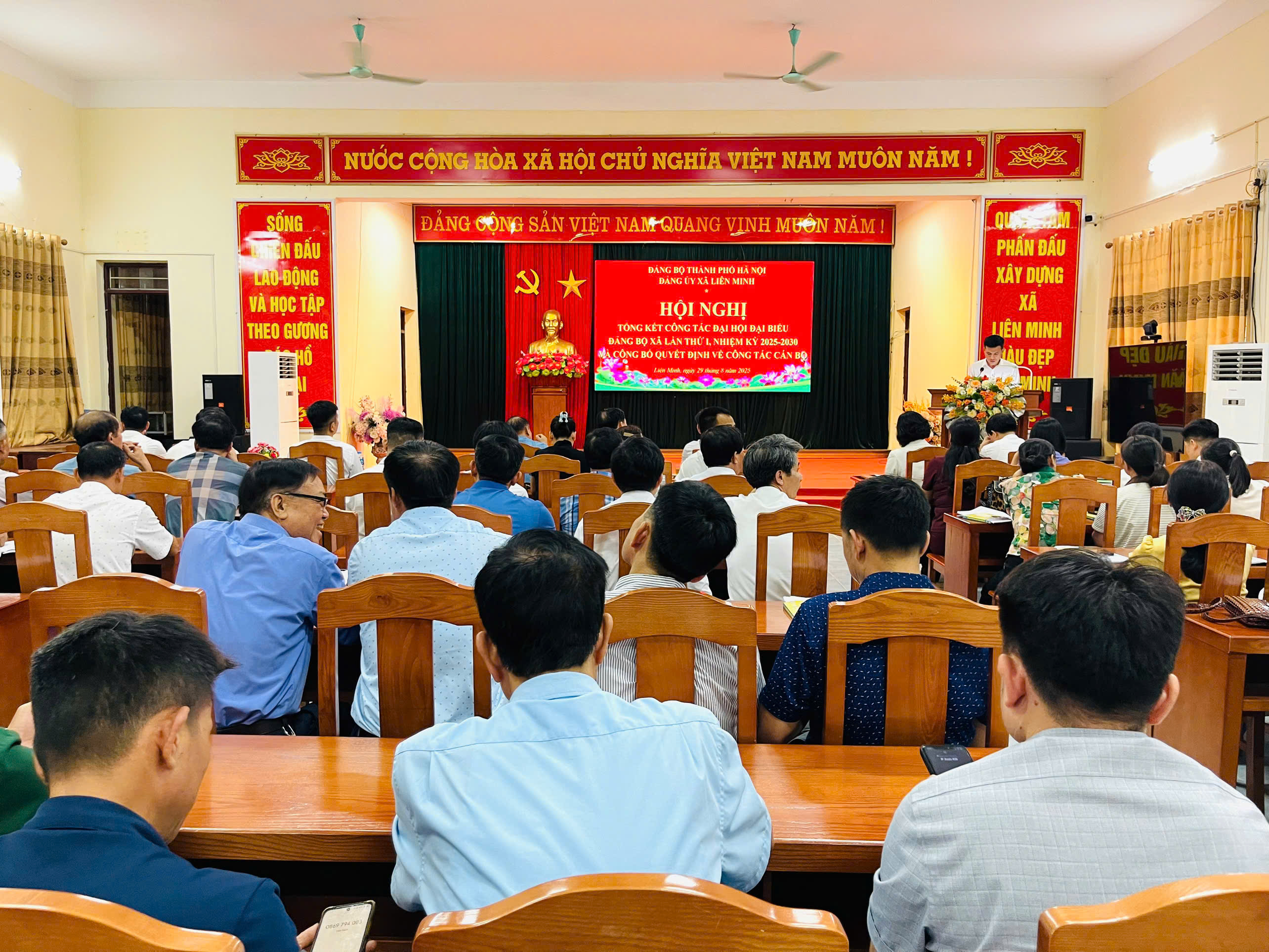 Xã Liên Minh tổng kết công tác Đại hội đại biểu Đảng bộ xã lần thứ I, nhiệm kỳ 2025-2030: Khẳng định tinh thần đoàn kết và đổi mới