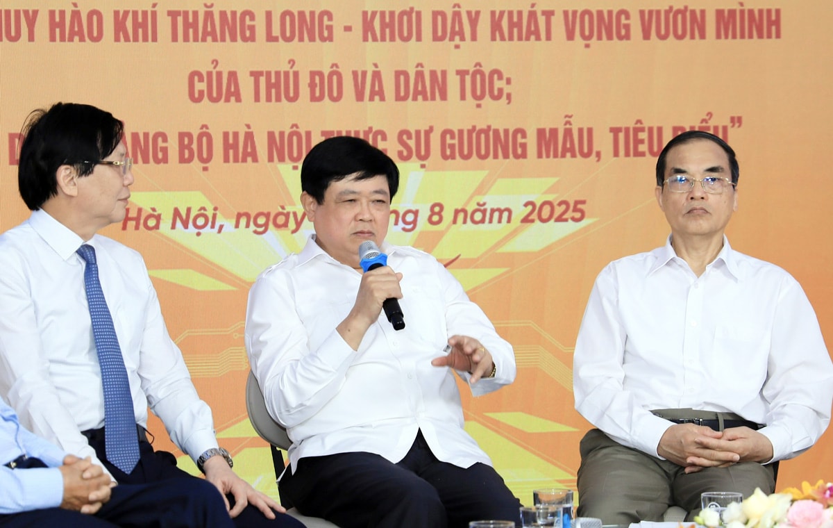 Góp ý vào Dự thảo Báo cáo chính trị Đại hội lần thứ XVIII Đảng bộ thành phố Hà Nội, nhiệm kỳ 2025-2030: Hà Nội phải dám nghĩ, dám làm, quyết tâm đổi mới sáng tạo hơn nữa