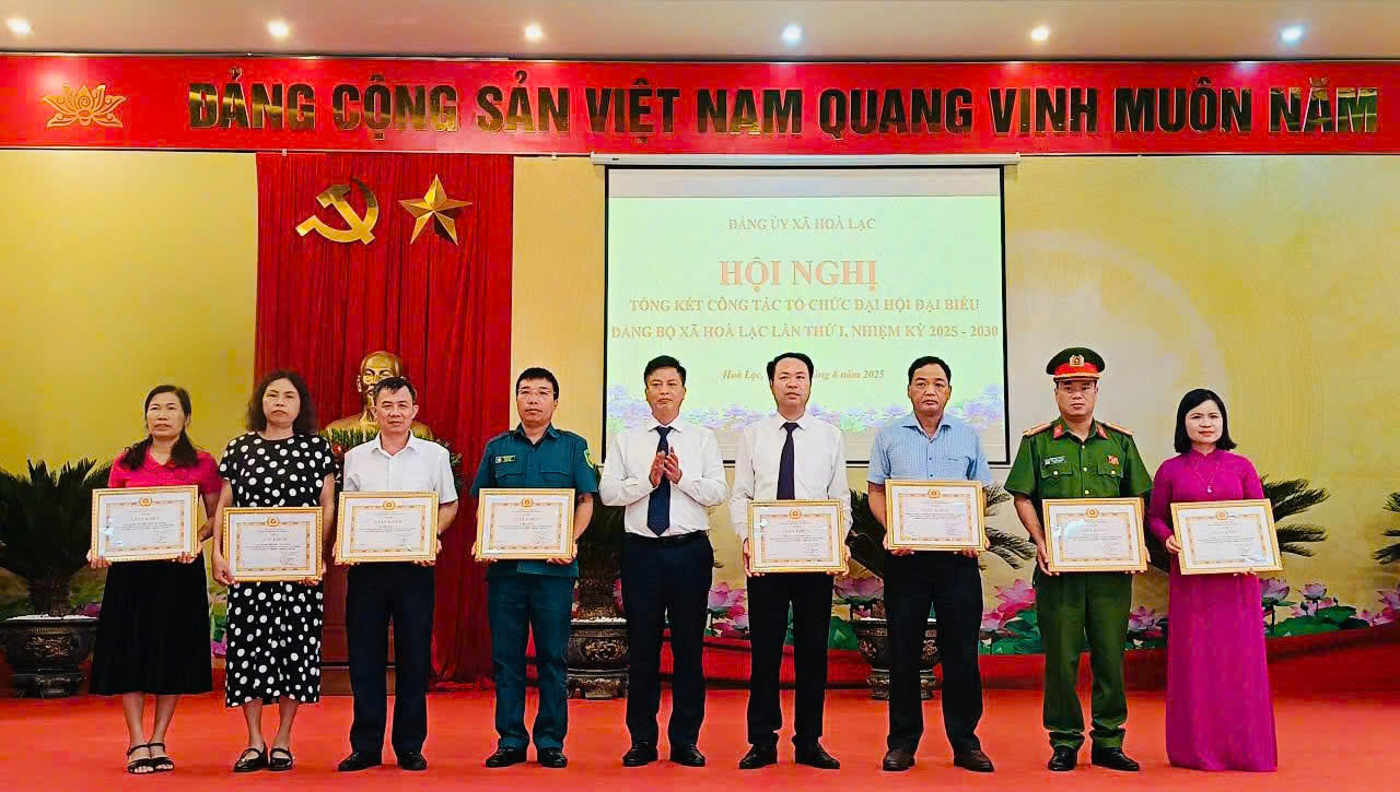 Xã Hòa Lạc quyết tâm đưa Nghị quyết Đại hội vào cuộc sống, xây dựng địa phương phát triển bền vững
