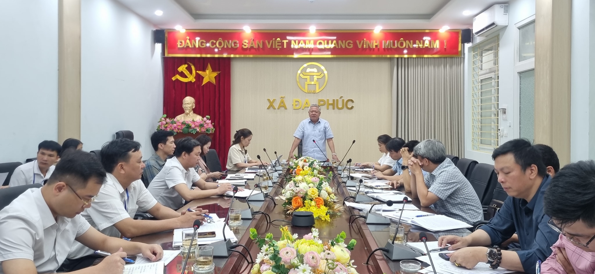 Sở Nông nghiệp và môi trường làm việc với các xã Nội Bài, Đa Phúc, Sóc Sơn, Kim Anh và Trung Giã về phát triển kinh tế nông nghiệp năm 2025