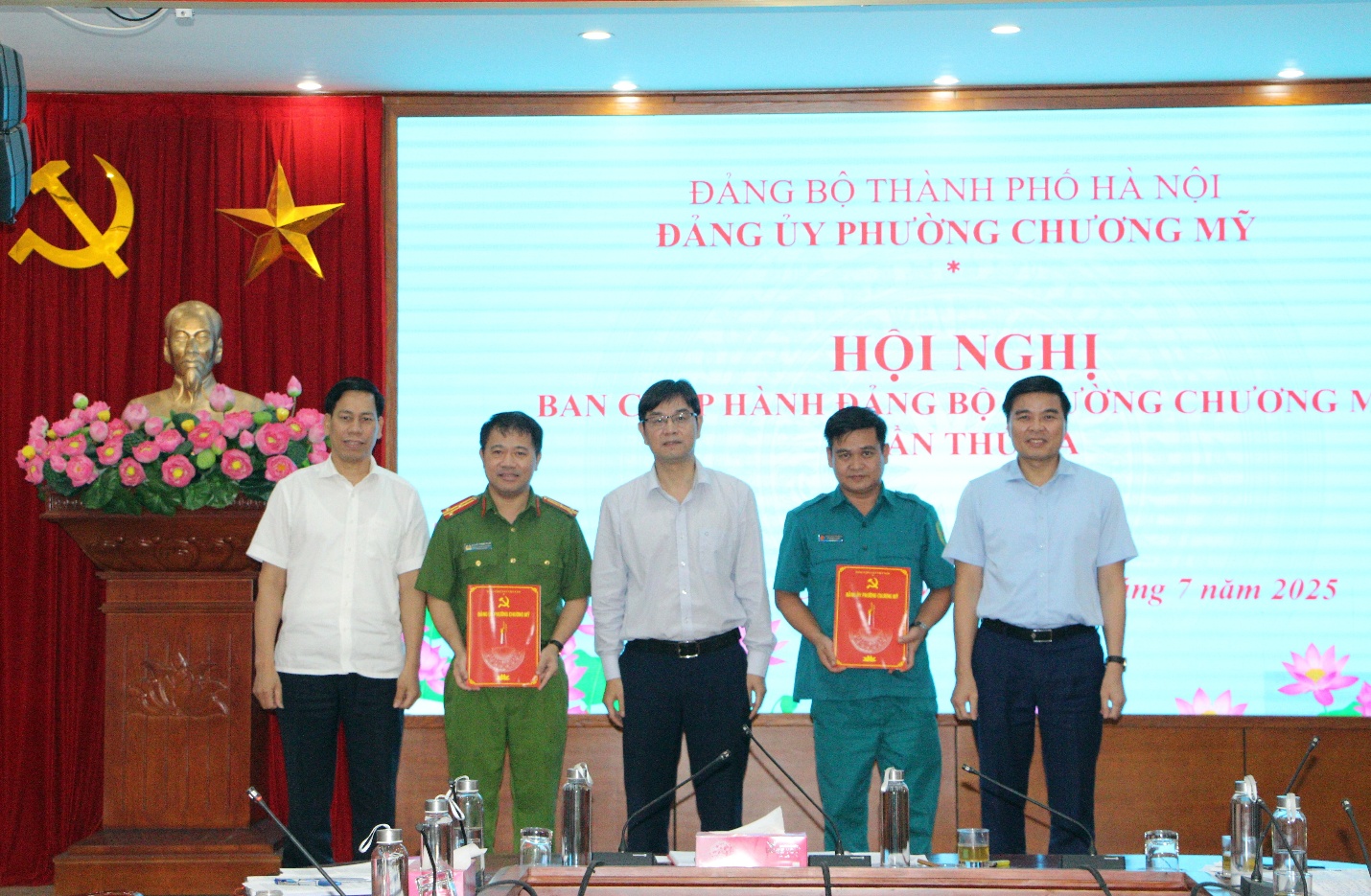 Phường Chương Mỹ tổ chức Hội nghị Ban Chấp hành chuẩn bị Đại hội đại biểu Đảng bộ phường lần thứ I, nhiệm kỳ 2025-2030