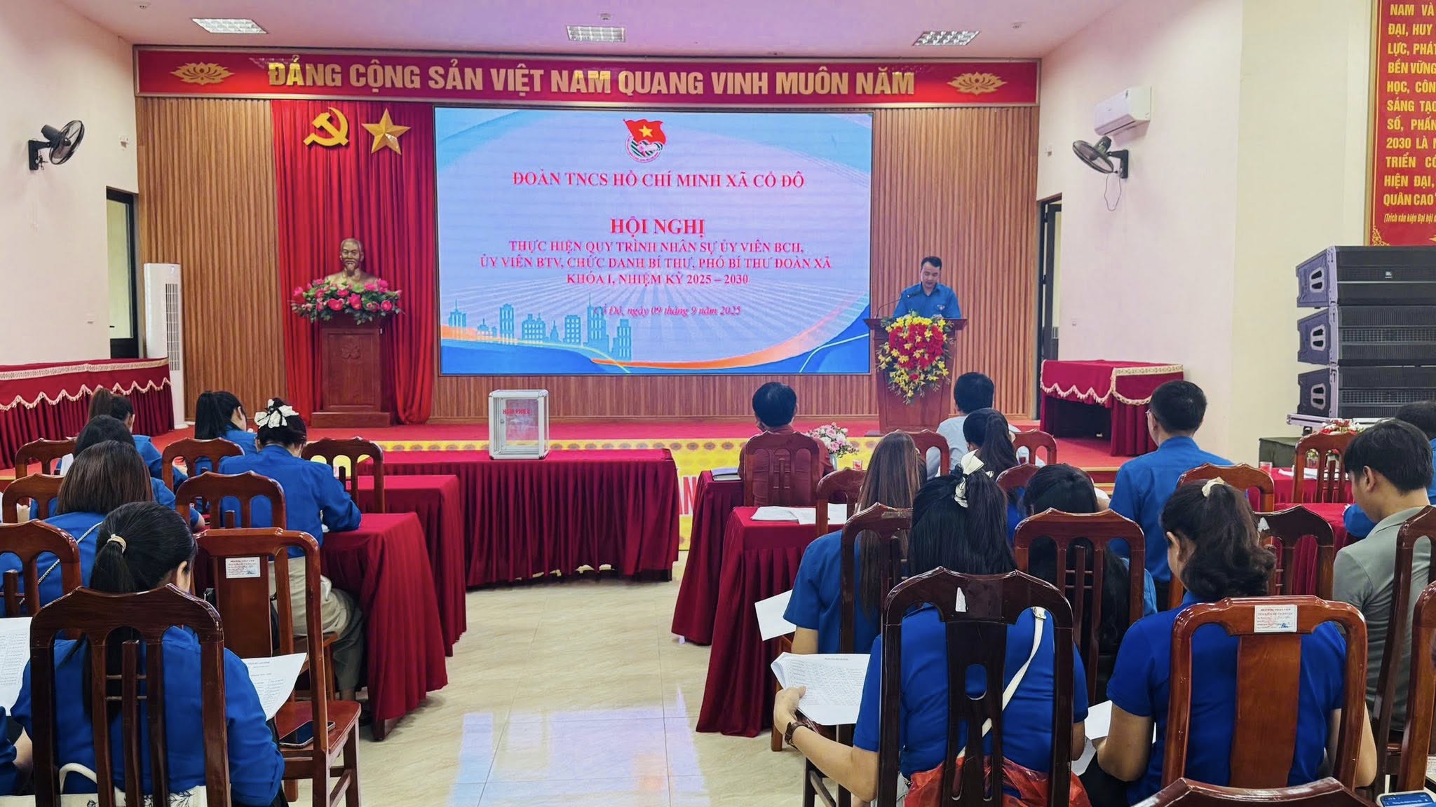 Đoàn xã Cổ Đô triển khai các bước chuẩn bị nhân sự Đại hội lần thứ I, nhiệm kỳ 2025-2030