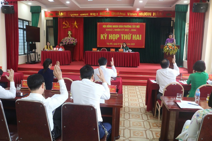 HĐND phường Tây Mỗ thông qua các nghị quyết trọng tâm, tạo nền tảng cho phát triển bền vững giai đoạn mới