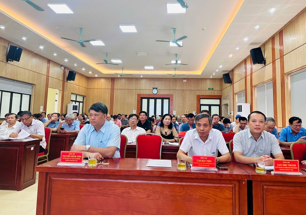Phường Phương Liệt triển khai phương án đổi tên tổ dân phố, bảo đảm thống nhất quản lý và thuận lợi cho người dân