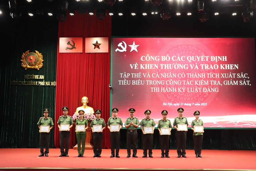 Hà Nội: Củng cố kỷ luật Đảng trong lực lượng Công an, nâng cao hiệu lực kiểm tra, giám sát trong giai đoạn mới