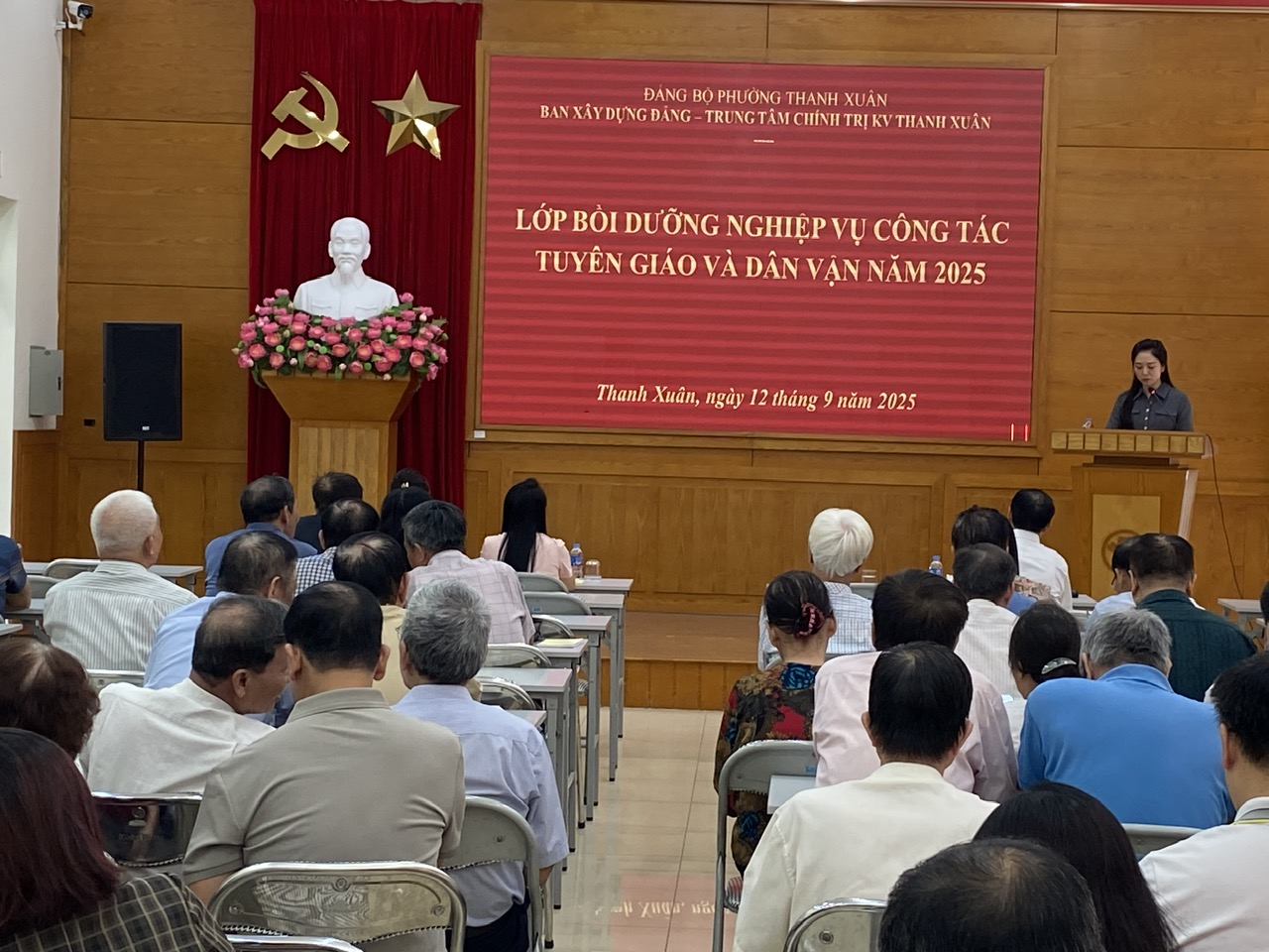 Phường Phương Liệt bồi dưỡng nghiệp vụ tuyên giáo và dân vận cho cán bộ cơ sở trong giai đoạn mới
