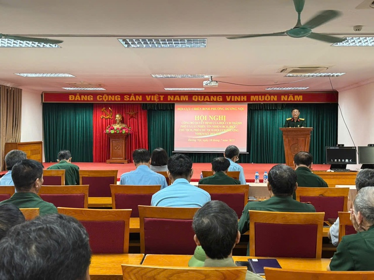 Thành lập Hội Cựu chiến binh phường Dương Nội: Phát huy bản lĩnh “Bộ đội Cụ Hồ” trong giai đoạn mới