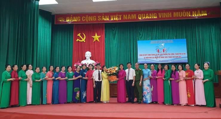Thành lập Hội Liên hiệp Phụ nữ phường Phú Lương: Phát huy vai trò phụ nữ trong giai đoạn vận hành chính quyền địa phương hai cấp