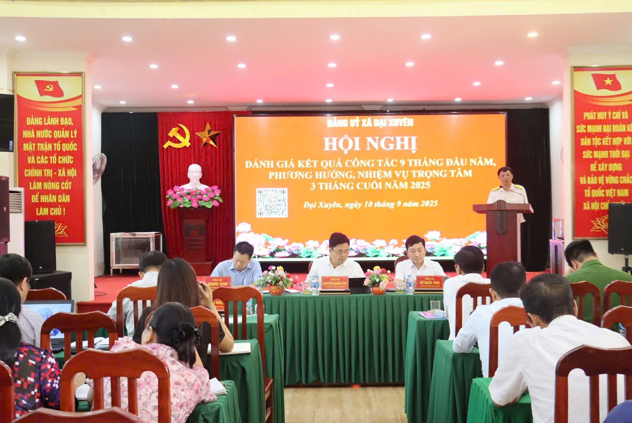Xã Đại Xuyên đạt nhiều kết quả nổi bật 9 tháng đầu năm, thúc đẩy phát triển bền vững