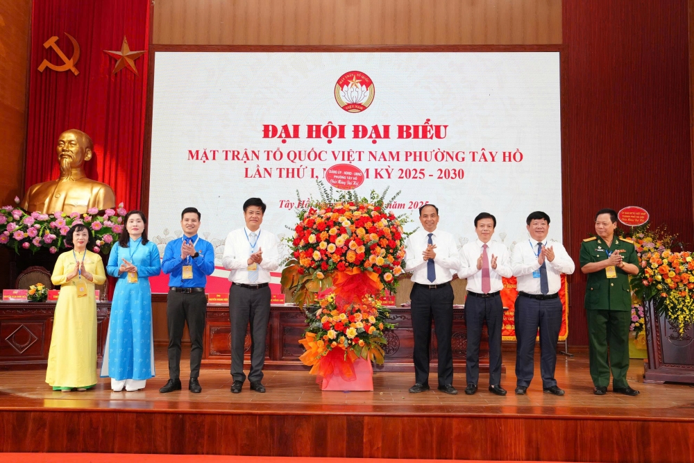 Đại hội Uỷ ban MTTQ phường Tây Hồ: Khẳng định vai trò trung tâm khối đại đoàn kết, hướng tới đô thị xanh - thông minh - hiện đại